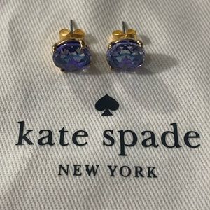 Kate Spade blue gumdrop earrings